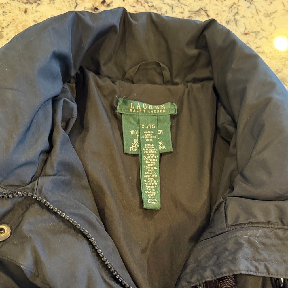 Lauren Ralph Lauren Men's Dark Blue Puffer Jacket